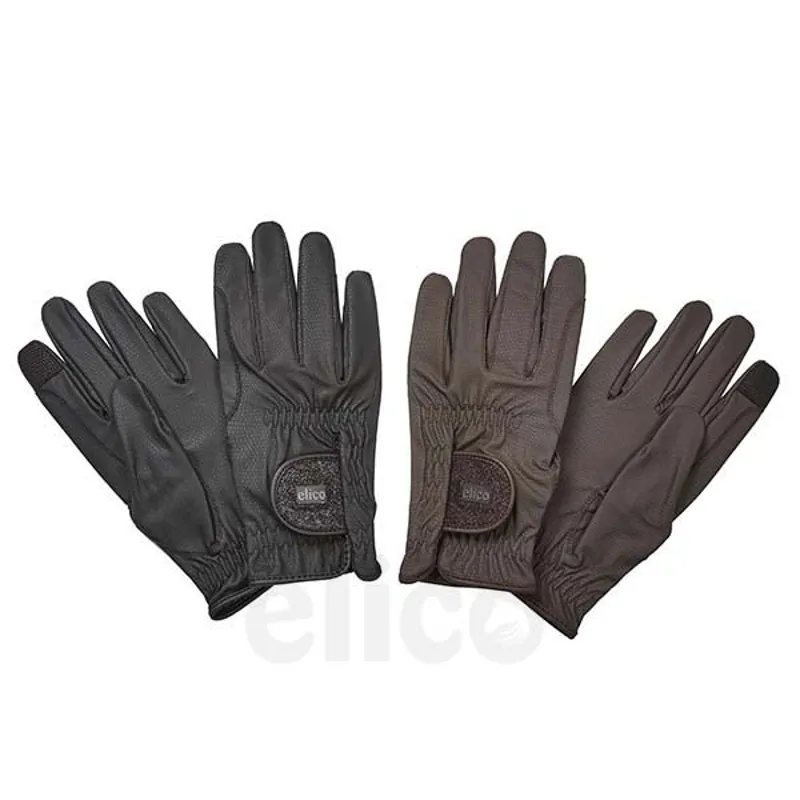 Elico Bamford Bling Riding Gloves in Black